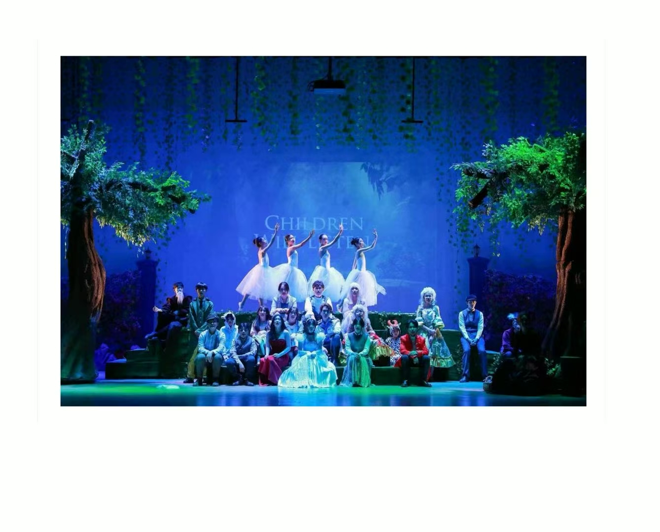 Theater stage interior